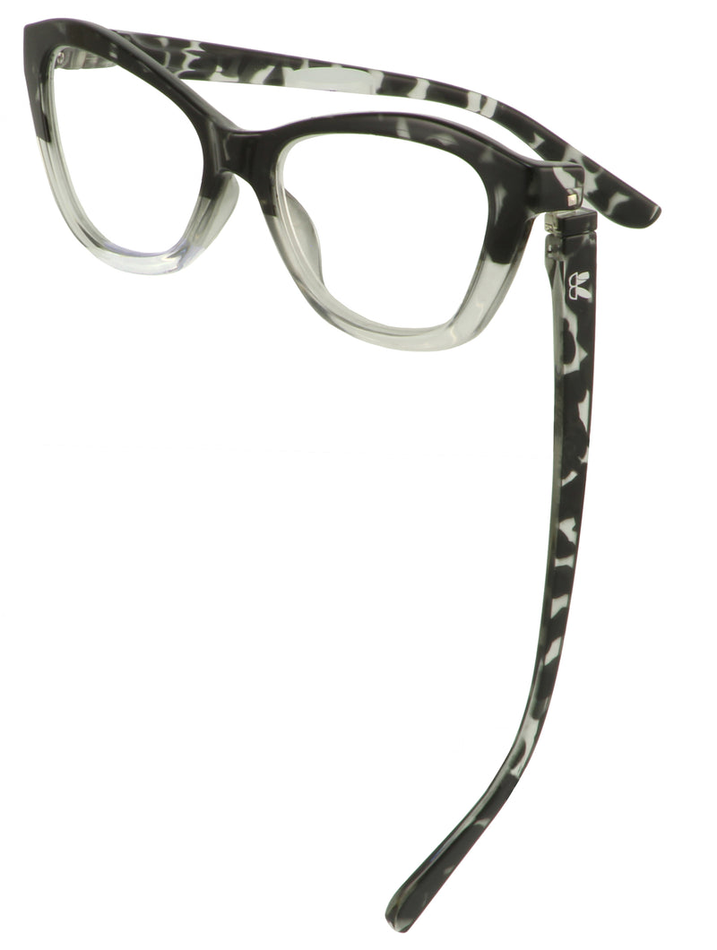 Load image into Gallery viewer, The Abby in grey tortoise/crystal - Bunnyeyez.com
