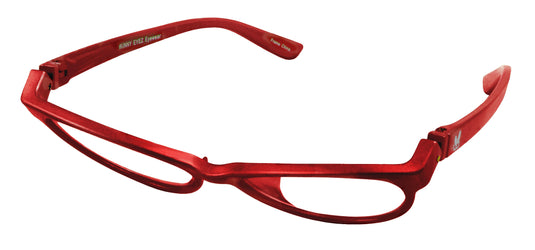 Bunny Eyez Raquel Readers - Sparkle Ruby Red - Tilted