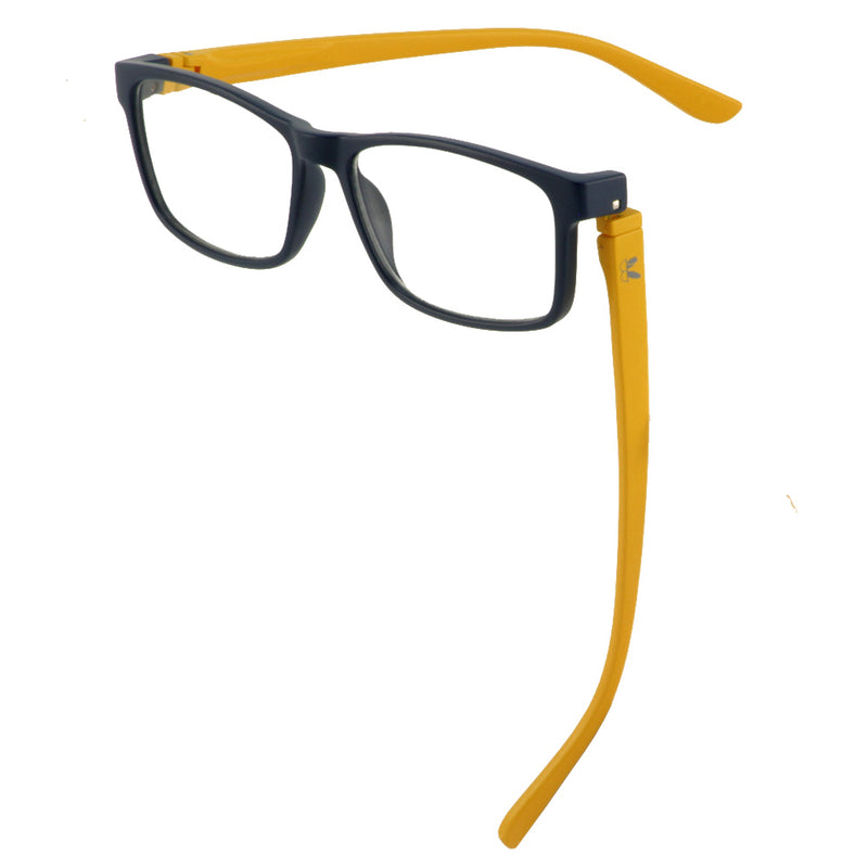 Load image into Gallery viewer, Bunny Eyez Jacob Reader in Matte Navy/Yellow
