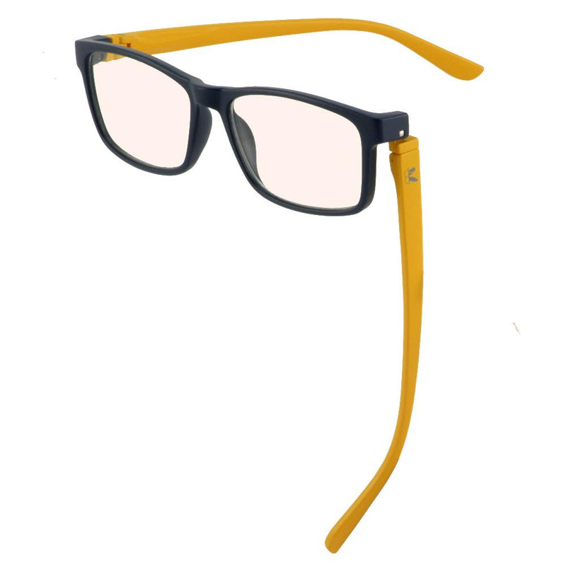Load image into Gallery viewer, Bunny Eyez Jacob Blue Screen Readers Matte Navy/Yellow

