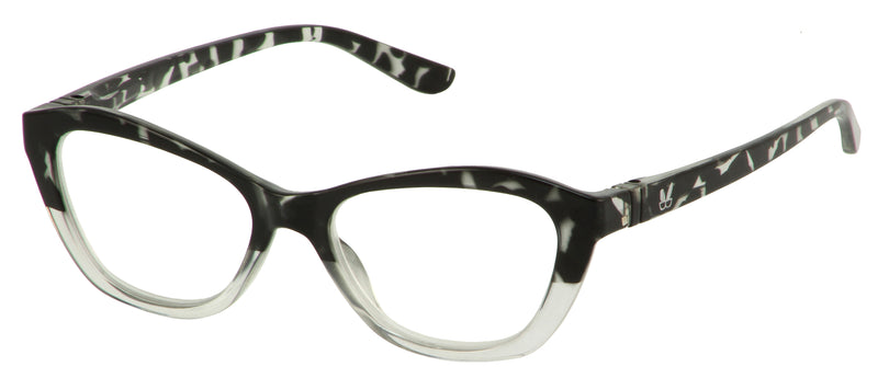 Load image into Gallery viewer, The Abby in grey tortoise/crystal - Bunnyeyez.com
