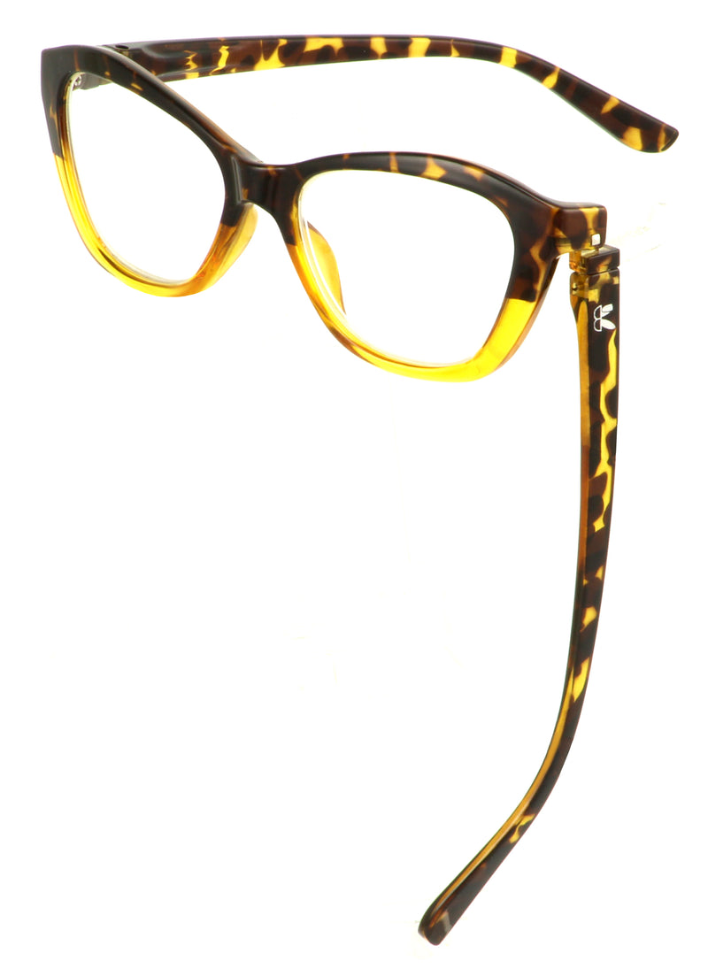 Load image into Gallery viewer, The Abby in blond tortoise/amber crystal - Bunnyeyez.com
