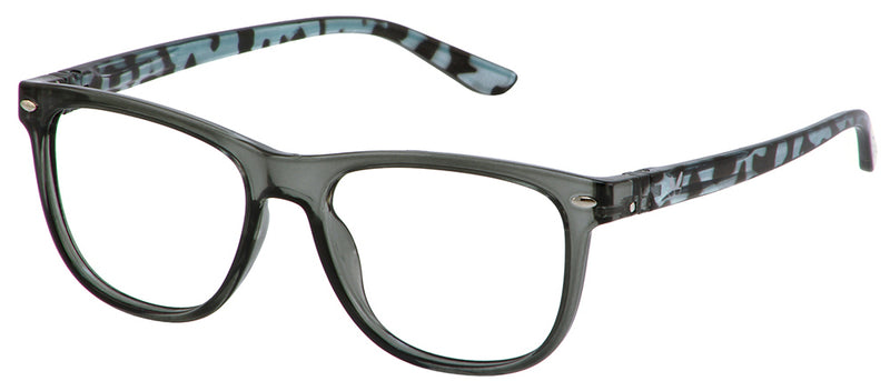 Load image into Gallery viewer, Bunny Eyez Guyz Keith Readers in Grey/Navy Faux Tortoise
