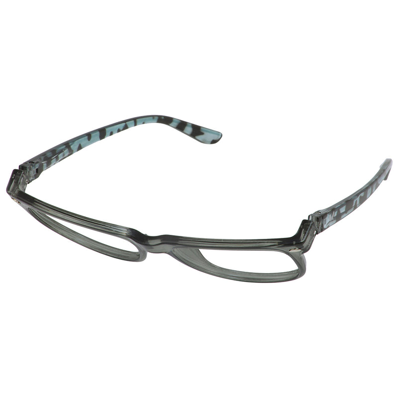 Load image into Gallery viewer, Bunny Eyez Guyz Keith Readers in Grey/Navy Faux Tortoise
