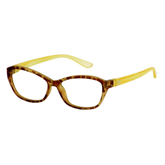 Sabina Blue Lens Reader Faux Tortoise/Honey | Bunny Eyez